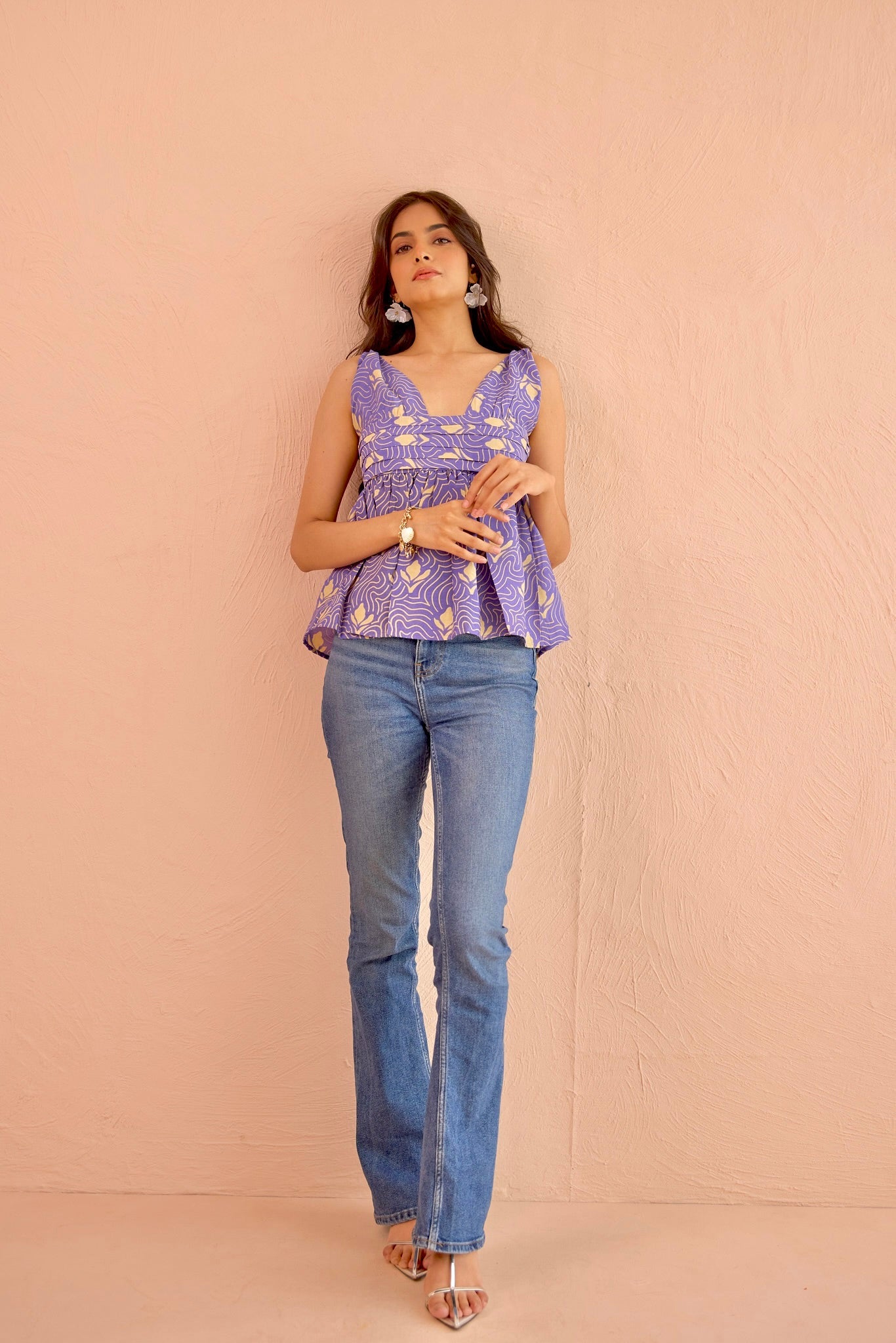 Shore-core Peplum Top