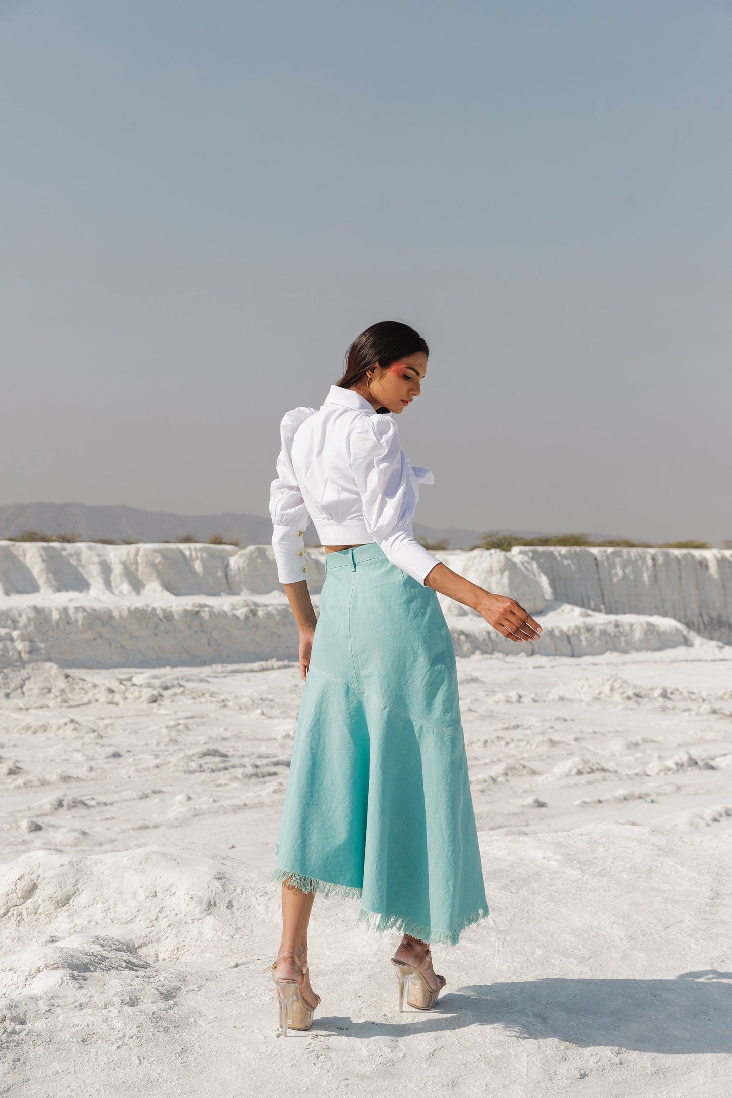 Mia Assymetrical Skirt (6440359297193)