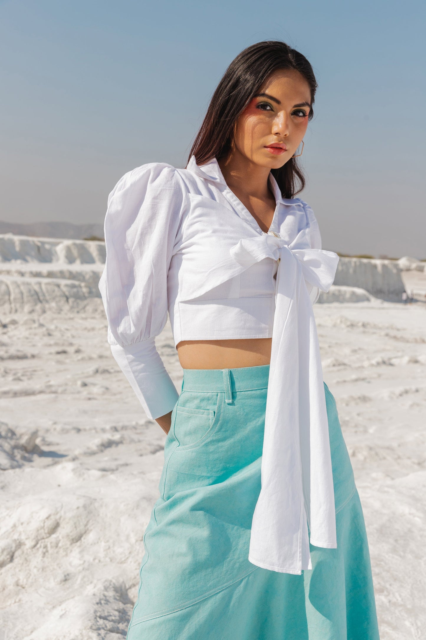 Mia Assymetrical Skirt (6440359297193)