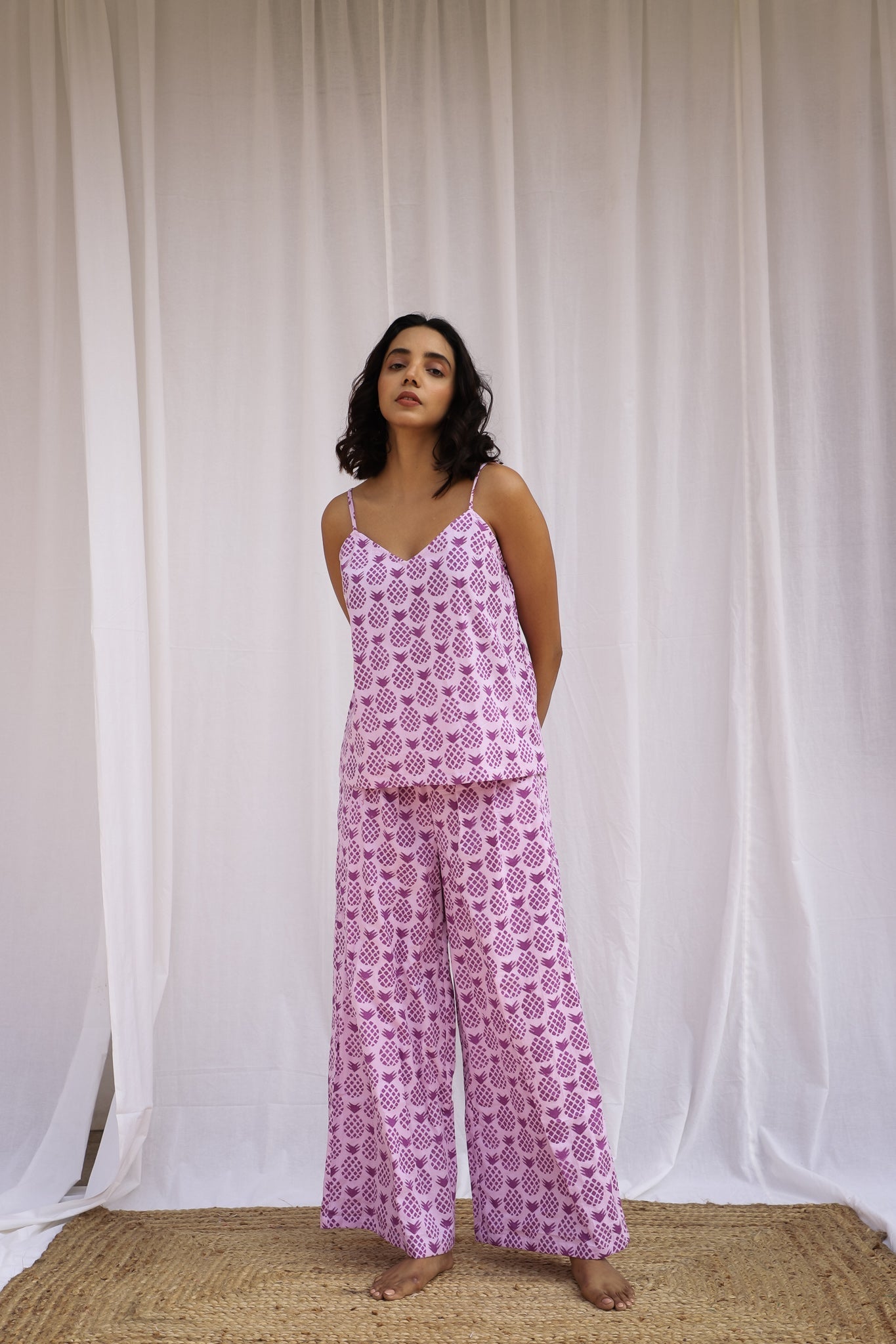 Purple Pineapple Day-jama Set