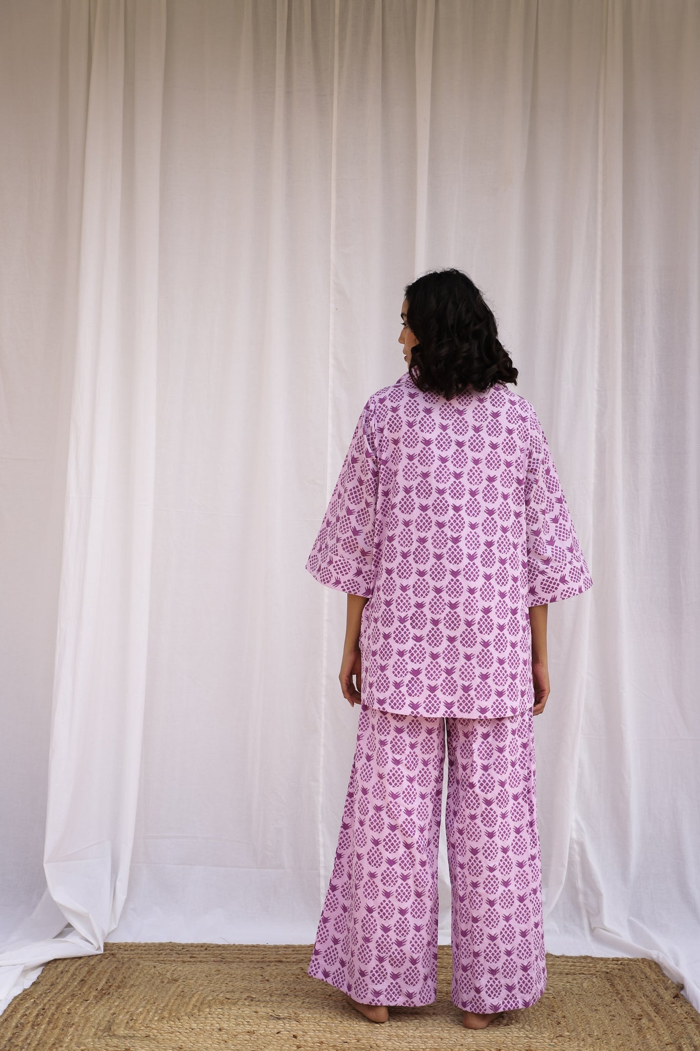 Purple Pineapple Day-jama Set