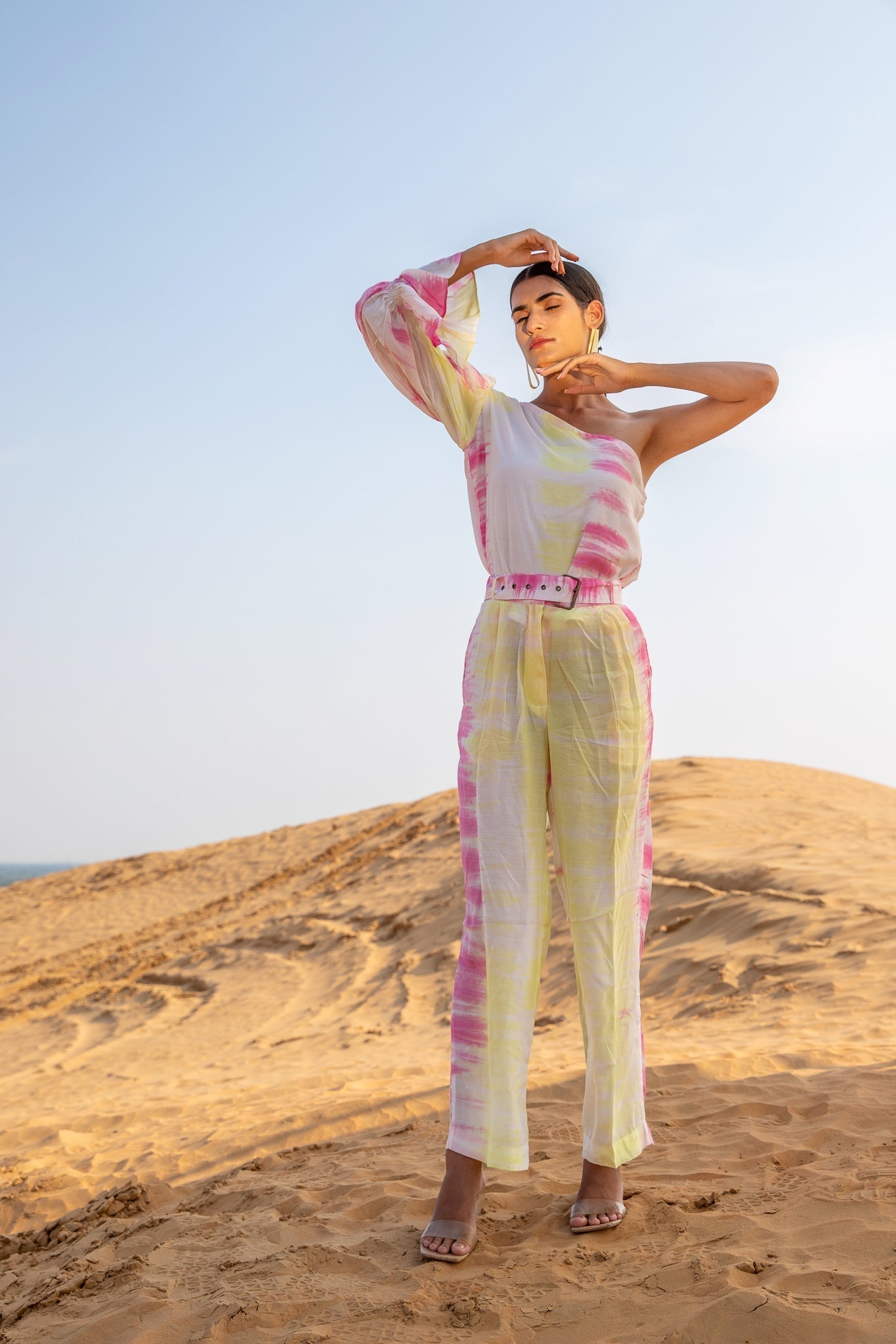 Magnolia One-Shoulder Co-ord Set (7093719204009)