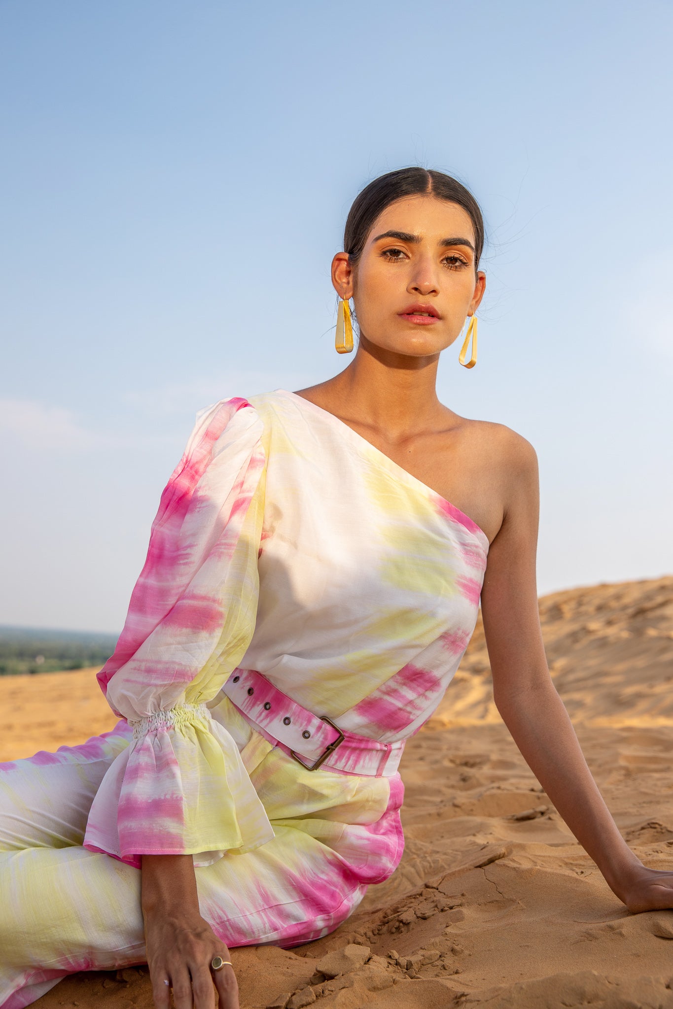 Magnolia One-Shoulder Co-ord Set (7093719204009)