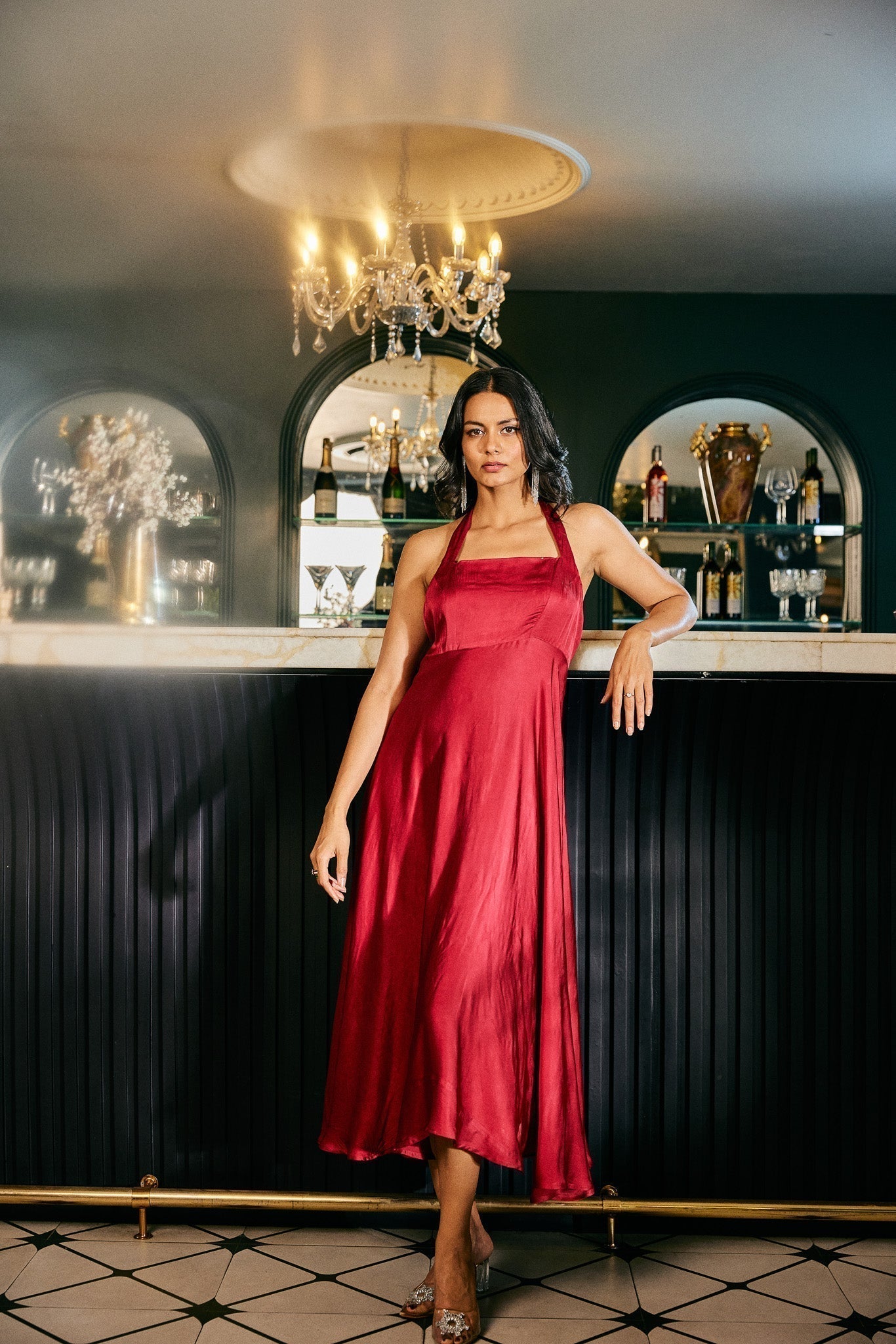 Paro Midi Dress