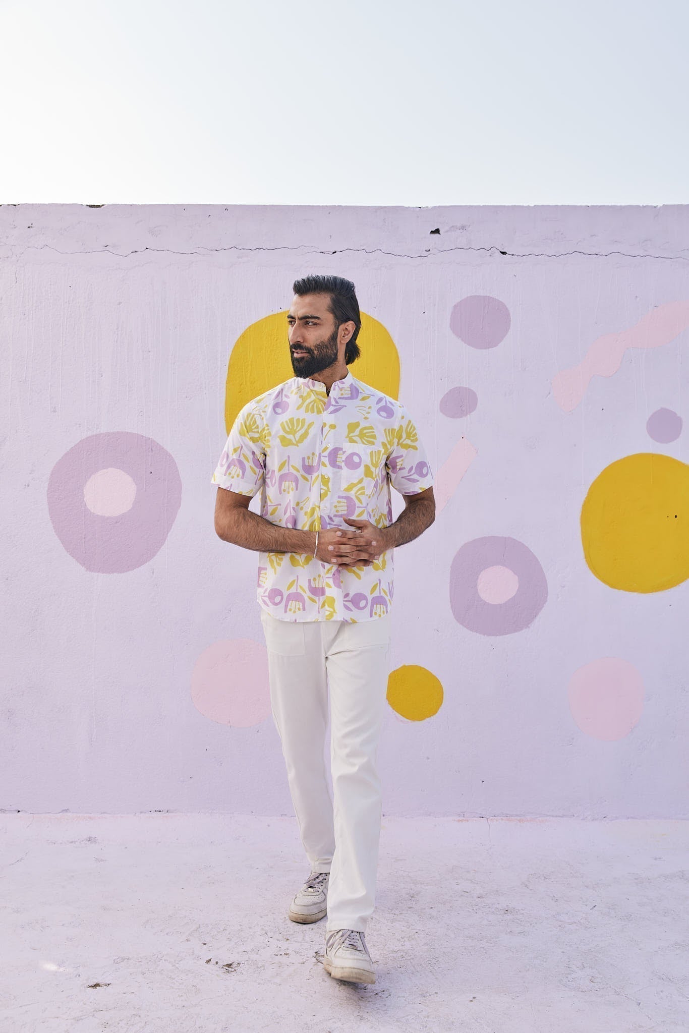Lemon rose shirt