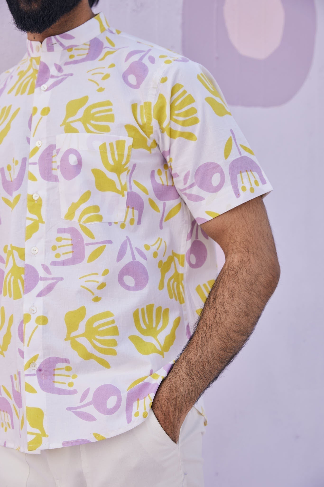 Lemon rose shirt