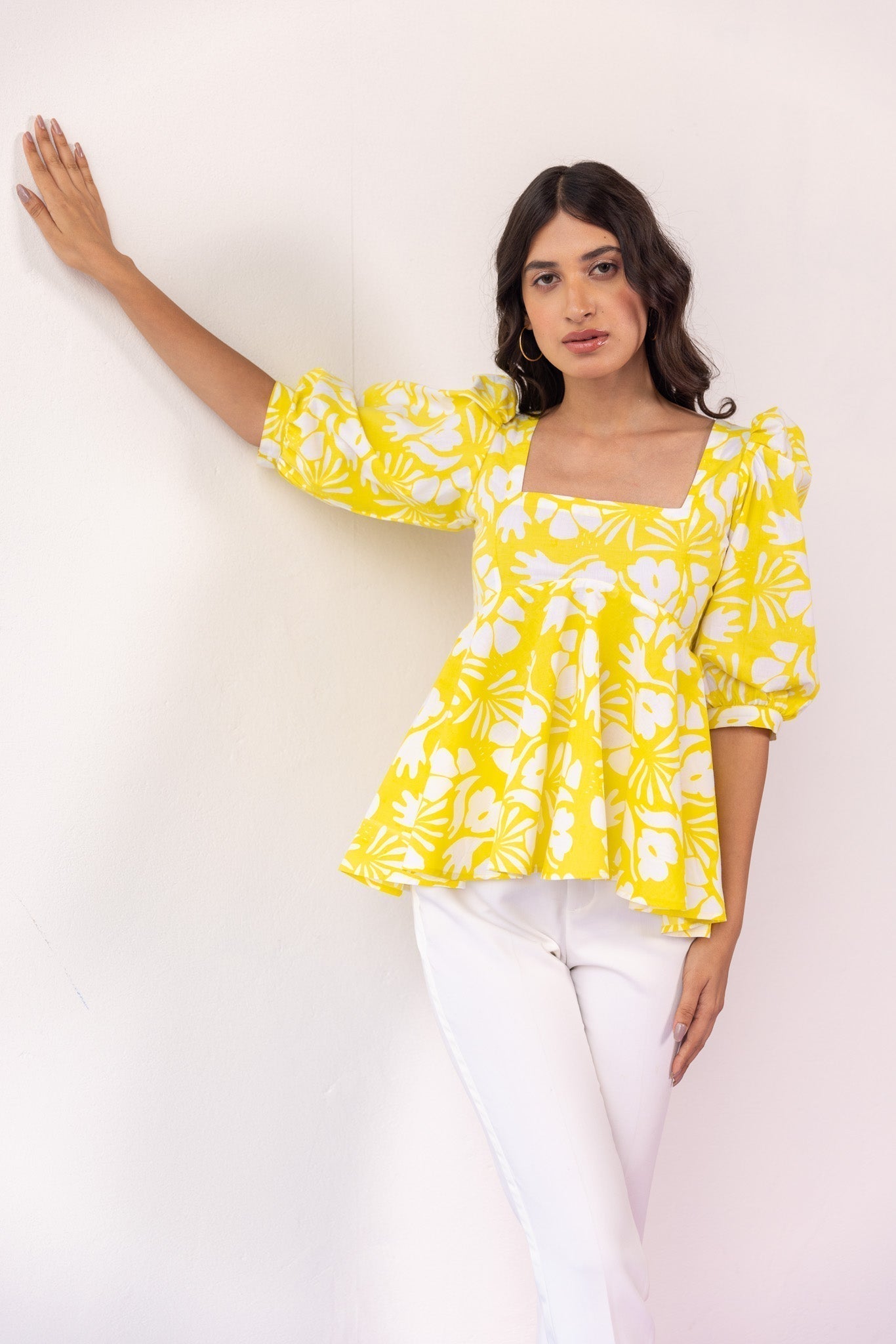 Pinacolada Peplum Top