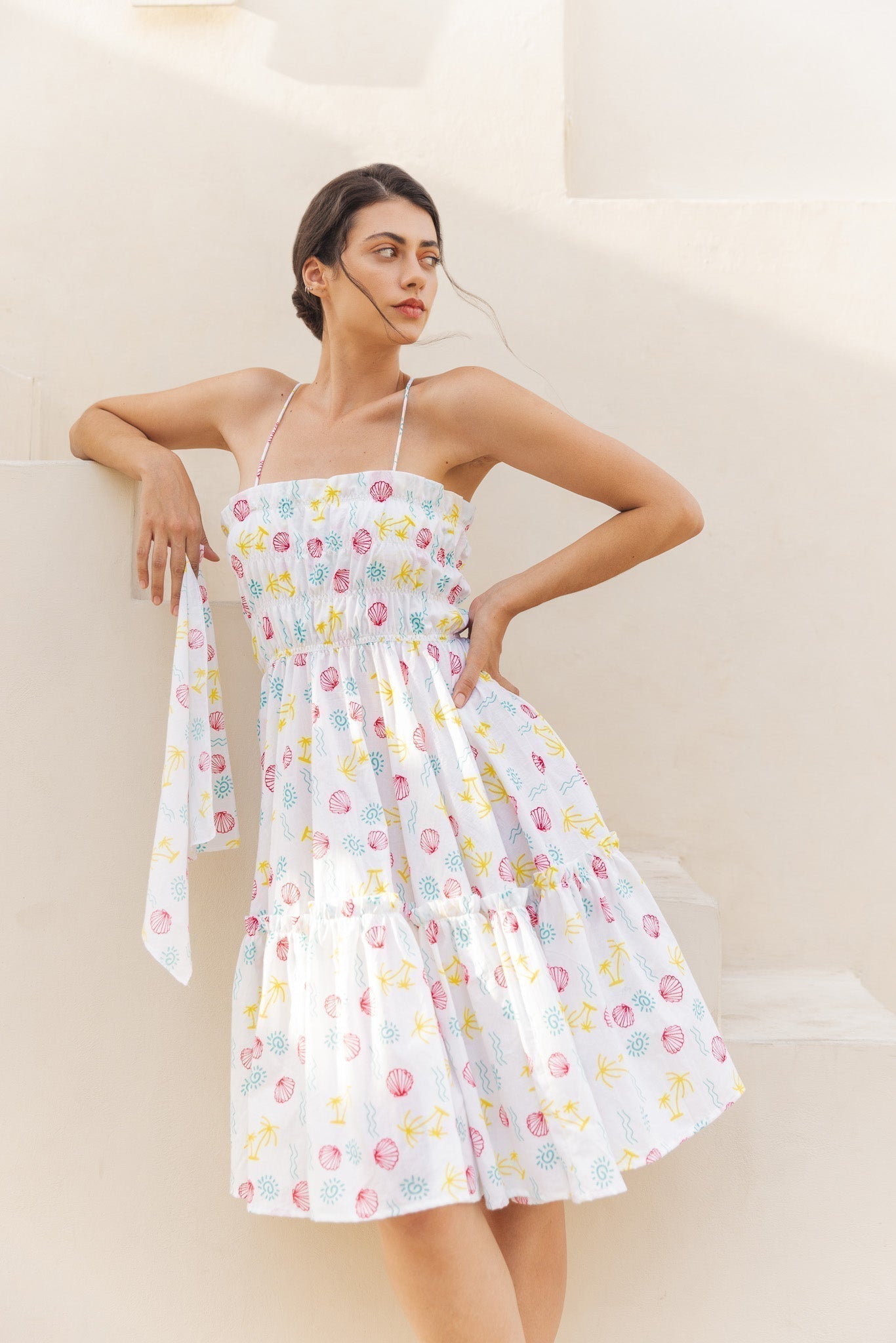 Melon Whirl Dress