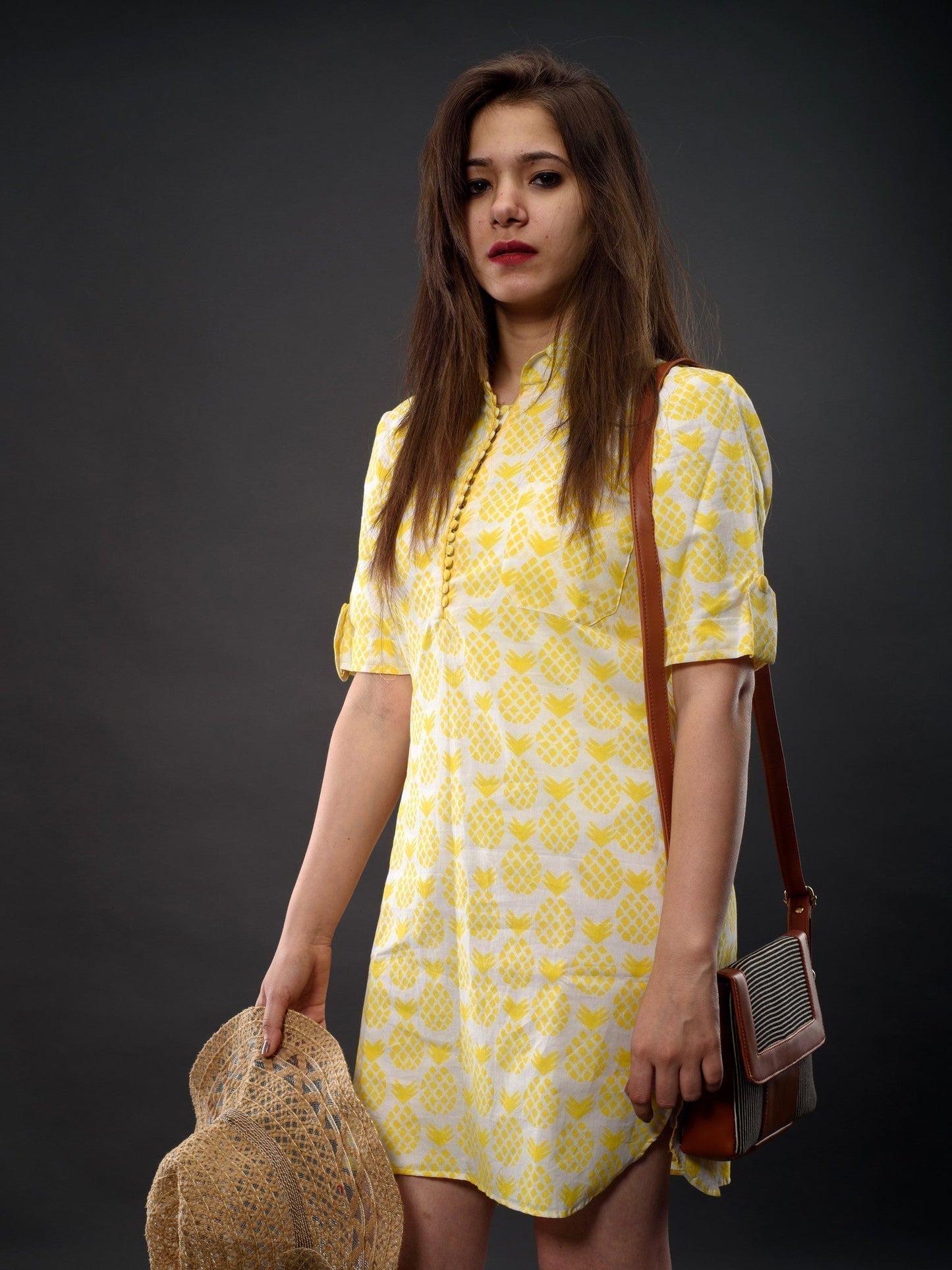 Pineapple T-shirt Dress (9657436045)
