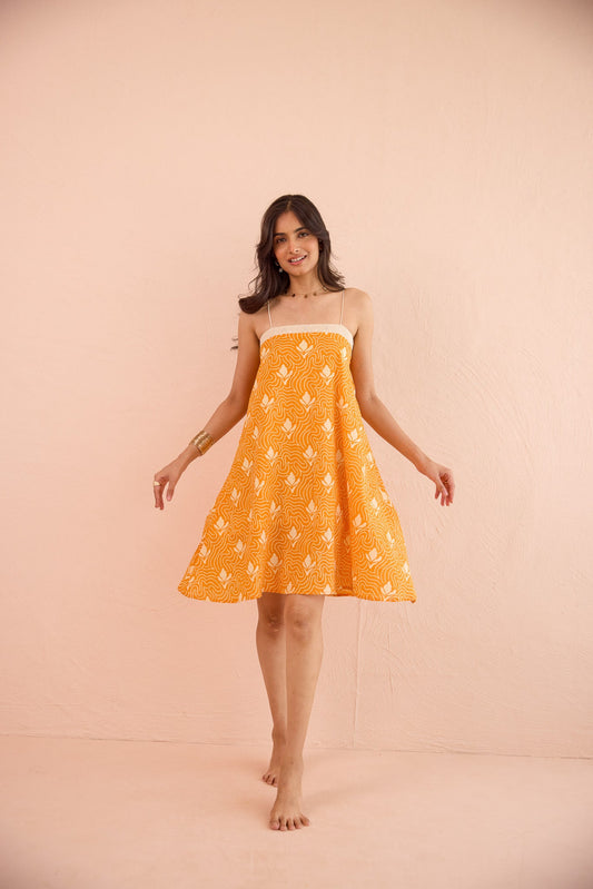 Warm Sand Mini Dress