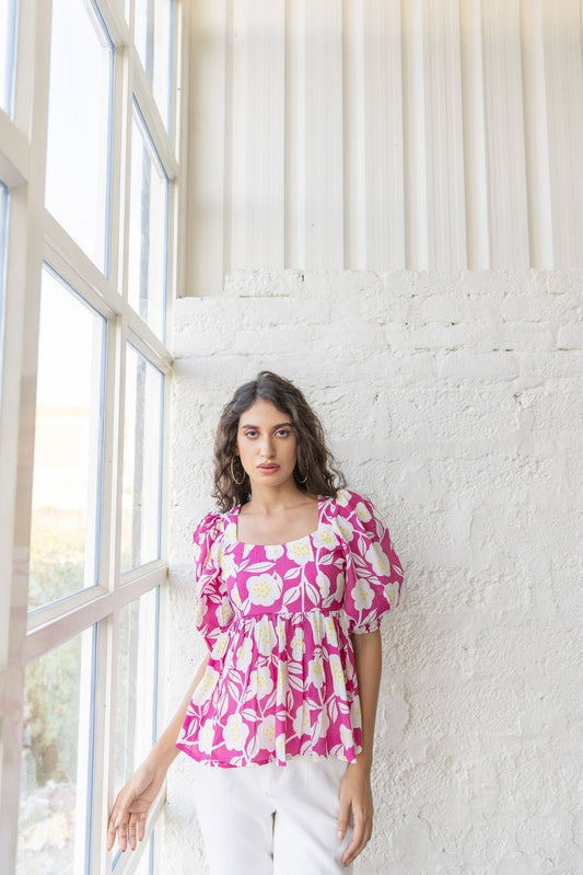 Alisha Peplum Top